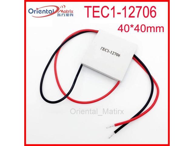2 pcs TEC1-12706 Thermoelectric Peltier Cooler 12V 60W 92Wmax 