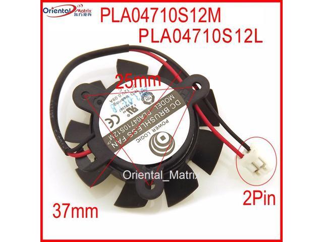 PLA04710S12L PLA04710S12M DC12V 0.09A 37mm 25x25x25mm 4010 Graphics ...