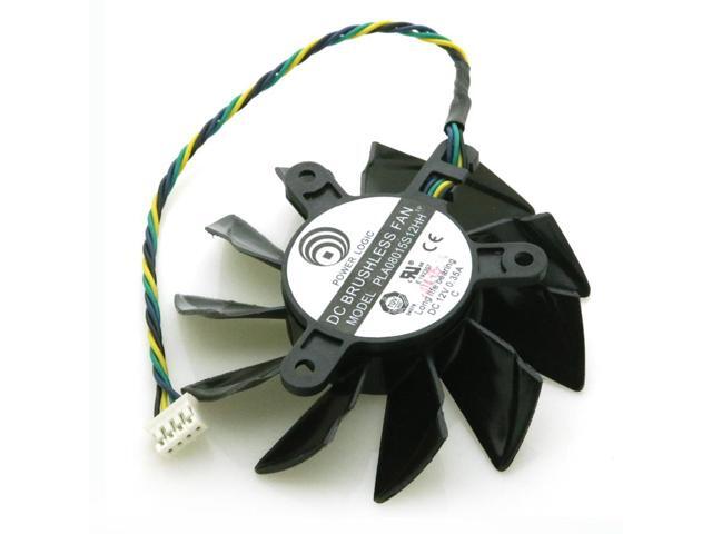 IHaospace Grafikkarten Lüfter 75mm - DC 12V 0.35A 4-Pin Für N560GTX