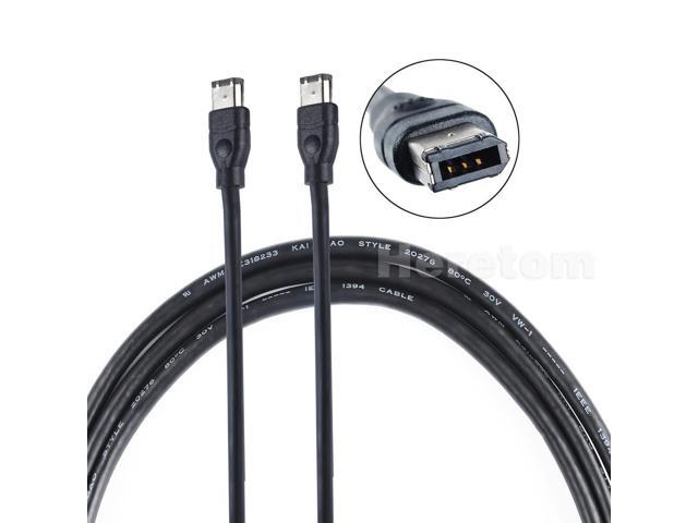New 1.8m IEEE 1394 Cable Male Male Port 6pin To 6pin Firewire Cables
