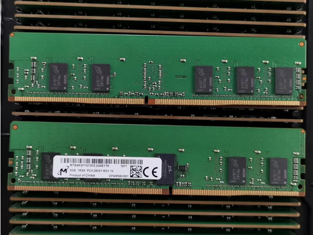 RAM Spotlight MTA9ASF1G72PZ-2G9E1 8G 1Rx8 PC4-2933Y REG server memory ...
