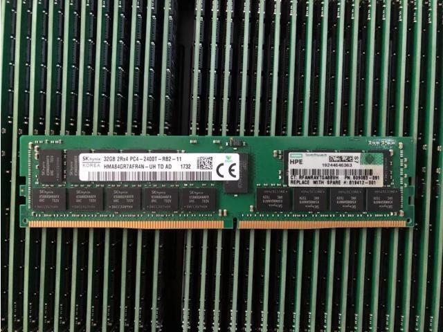 RAM demolition 805351-B21 819412-001 809083-091 32G DDR4 2400 REG ...