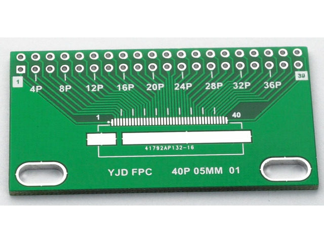 FPC FFC turn DIP 0.5mm adapter plate compatible 40p 38p 36p 34p 32p ...