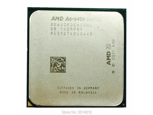 Amd A6 Series A6 6400k A6 6400 A6 6400k A6 6400b 3 9g 65w Dual Core Cpu Processor Ad640koka23hl