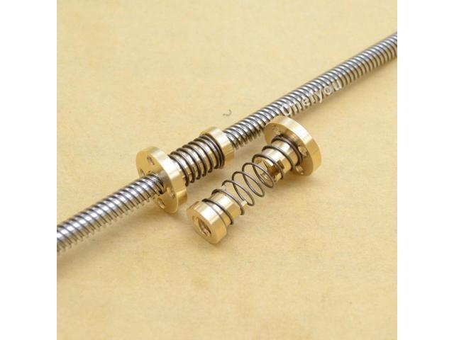 1 Pcs Tr8x8 Anti Backlash Spring Loaded Nut For 8mm Acme Threaded Rod Lead Screws