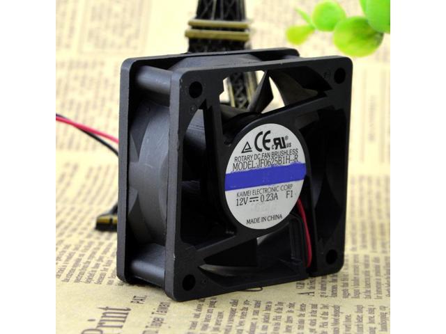 6025 12V 0.23A JF0625B1H-R double ball inverter 2 wire mute fan ...