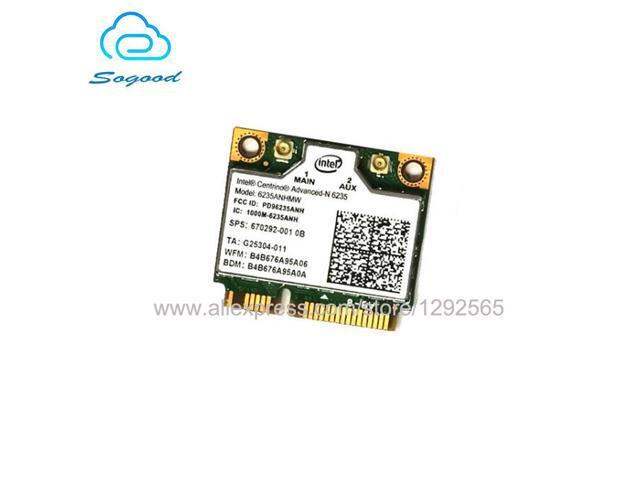 WLAN card for Intel Centrino Advanced-N 6235 6235ANHMW 300Mbps BT 4.0 2 ...