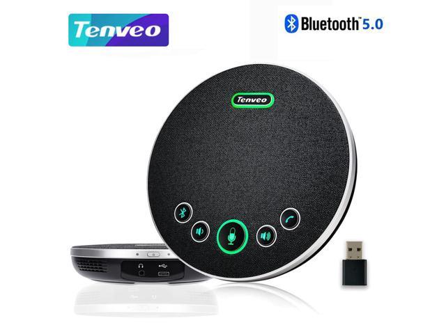 M3B Bluetooth Conference Speakerphone Bluetooth5.0 with Bluetooth Dongle Conference Speaker 5M Voice Pick Up Range for 10 People Easy to carry Work with Zoom WebEx Google Meeting