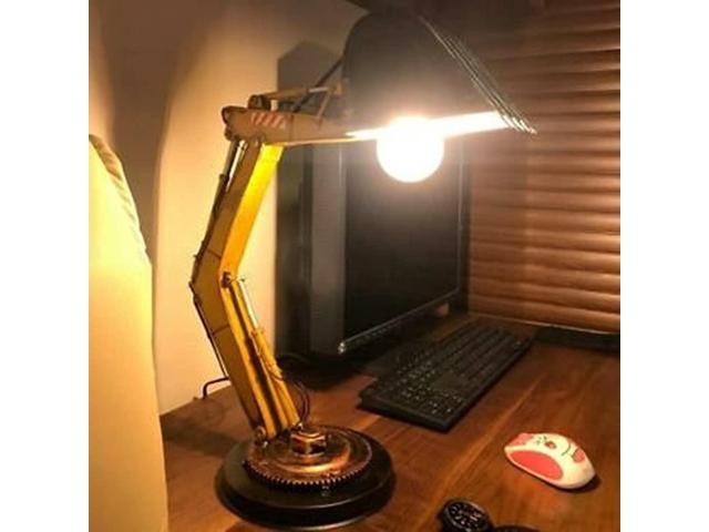 excavator desk lamp