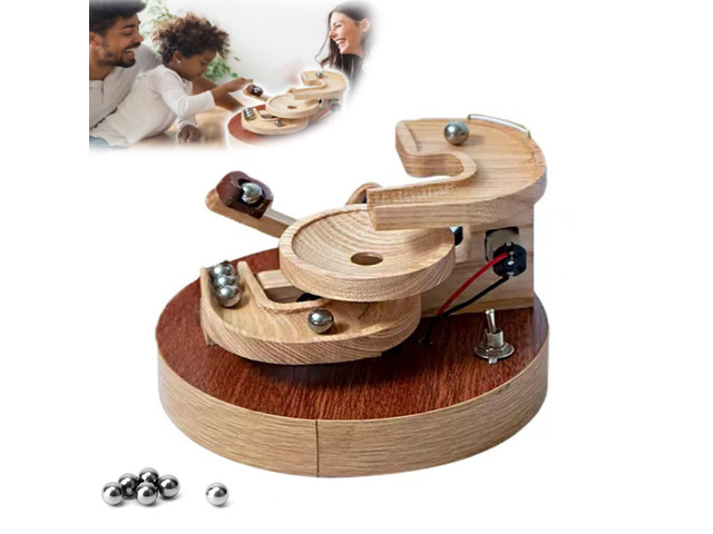 Wooden Marble Machine - 2022 NEW Automatic Marble Run Model Toy, 4.5 ...
