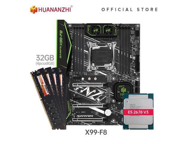 Huananzhi X99 F8 X99 Motherboard Include Intel Xeon E5 2678 V3 With 4
