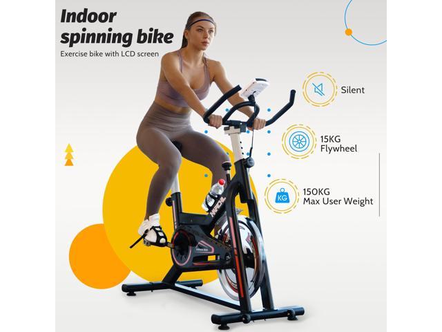 hapichil exercise stationary bike with resistance for home gym