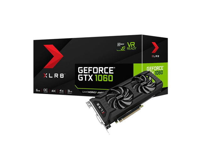 Refurbished: PNY NVIDIA GeForce GTX 1060 XLR8 GAMING OC 6GB GDDR5 DVI ...