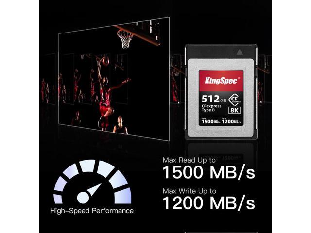 カメラ その他 KingSpec Memory Card 512GB CFexpress Type B Card For Cameras Up to 