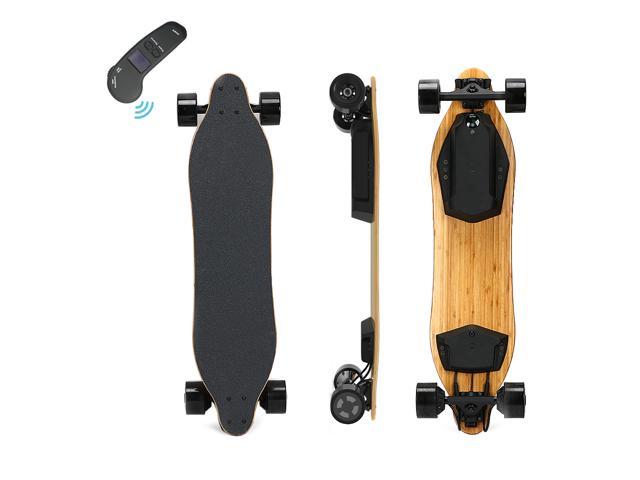 Skateboard Remote Control Electric Skateboard Hub Motor Varying Speeds Longboard with Power Plug Charger 