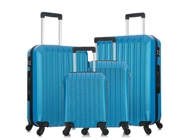 Luggage Sets 4 Piece with Spinner Wheel Carry On Suitcase Set