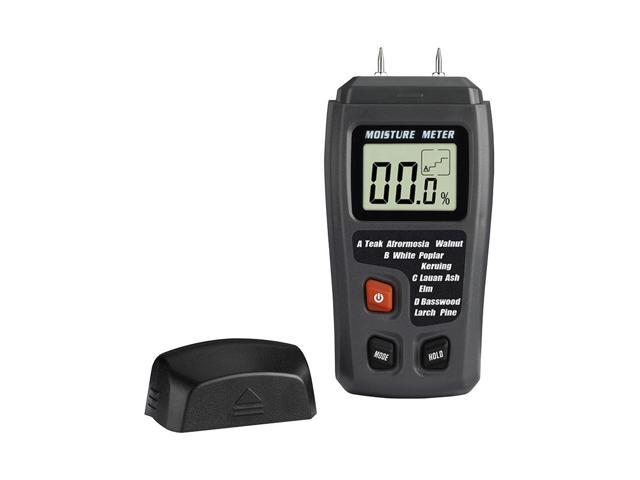 New Digital LCD Wood Moisture Meter Detector Tester Humidity 0