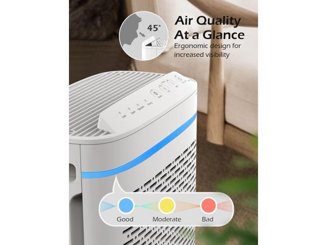 USB Charging Portable air purifie Three-Level Speed Regulation Four-Layer Air Filtration A Single Full Charge Can Be Used for 4-8 Hours XHIEOU Wearable Portable Personal Air Purifier
