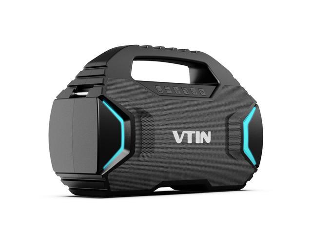 VTIN SoundHot R7 Portable Bluetooth Speaker, Outdoor Bluetooth Speaker with Powerful Bass, Wireless Stereo Pairing Speaker with 30H Playtime, 4000mAh Power Bank, for Party, Camping, Hiking