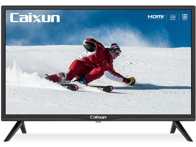 Caixun EC24Z2, 24 inch HD 720P LED TV with Built-in HDMI, USB, VGA, Earphone, Optical Ports, Dolby Audio