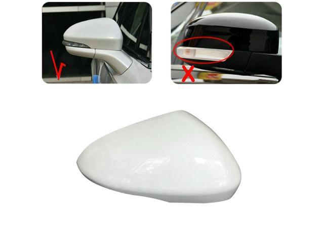 Right Passenger Side View Mirror Cover Pearl White ABS For 2013-2021 Ford  Fusion
