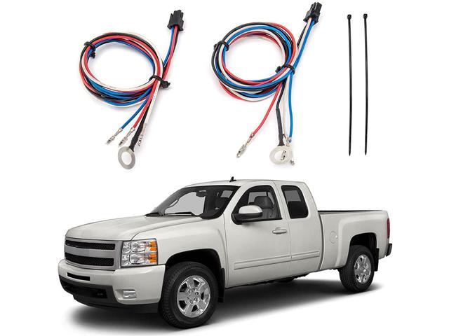 1Pair Tow Mirrors Wiring Harness Kit For 15-18 Chevy Silverado&GMC