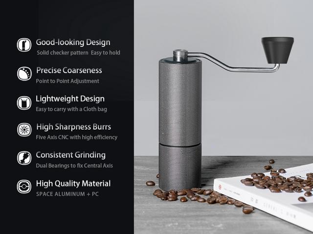TIMEMORE Chestnut C2 Max Manual Coffee Grinder, CNC Stainless 