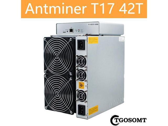 DragonX Antminer T17 42T ASIC Bitcoin Miner with PSU and Power Cord