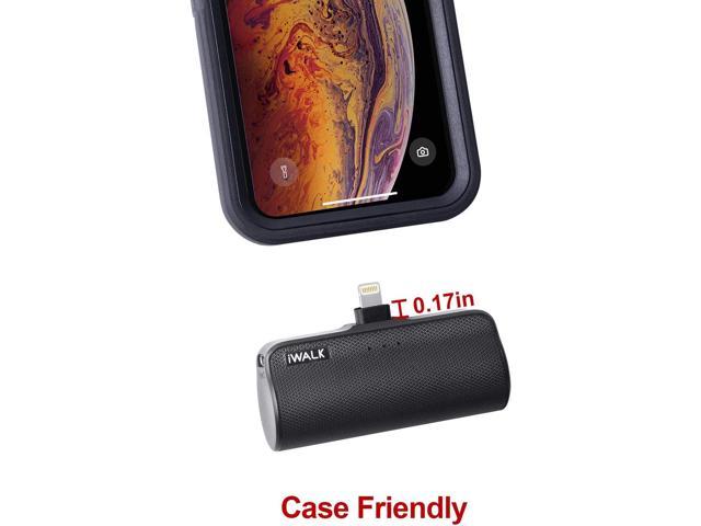 iWALK Mini Power Bank 3350mAh, Portable Phone Charger Compact Powerbank  with Built in Plug, External Battery Bank Compatible with iPhone  14/13/13Pro/12/12 Pro/SE/11/11 Pro/XS/XR/X/8/8 Plus/7/6/6S 