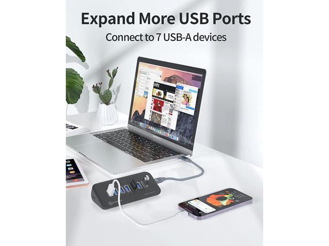 Phixero Usb Port Hub Gbps Ports Usb Hub High Speed Usb