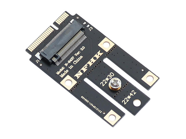 Ngff Ekey M.2 NGFF Key A+e Key A To Mini Pci-e Express Adapter for Wifi Wireless ...