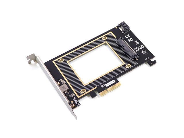 PCIE Riser PCI Express X16 to U.2 SFF8639 Adapter NVMe SSD Expansion ...