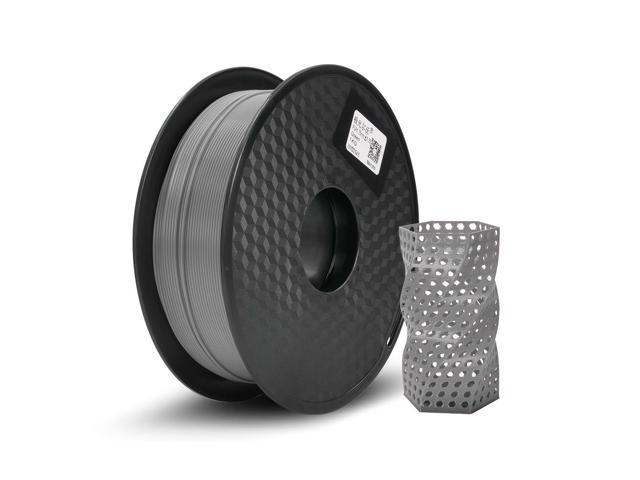 JGMAKER Bornnew 3D Printer Filament PLA, Dimensional Accuracy +/- 0.03 mm, 1 kg Spool, 1.75 mm Grey