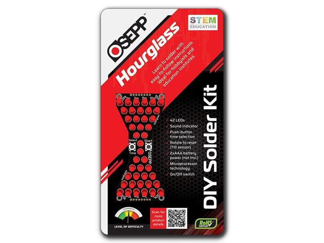 OSEPP LED Hourglass DIY Soldering Practice Kit