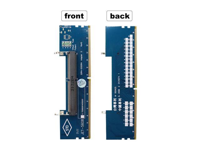 Laptop Ddr4 Ram To Desktop Adapter Card So Dimm To Ddr4 Converter