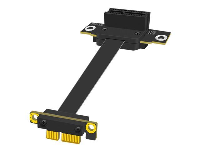 BUCIER 100mm PCIe 3.0 X1 Riser Cable for M.2, WiFi, Firewire, USB ...