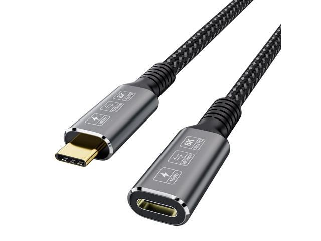 BUCIER USB4 Extension 8K 240W Cable 0.8M Thunderbolt 4 USB 4.0 Type-c ...