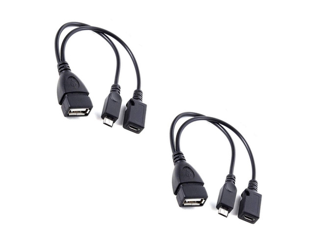 BUCIER [2 Pack] OTG Cable Adapter, 2-1 USB Cable for Firesticks 4K/4K ...