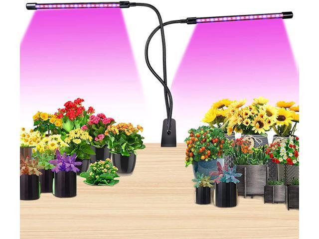 4 Head LED Grow Light UV Growing Lamp Full Spectrum Indoor Plants Hydroponics 