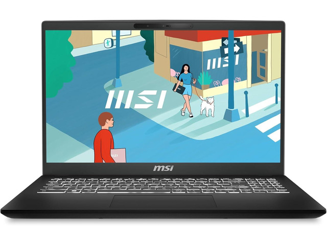 MSI Modern 15H Laptop - 15.6 Inch FHD (1920x1080) Touchscreen IPS LCD ...