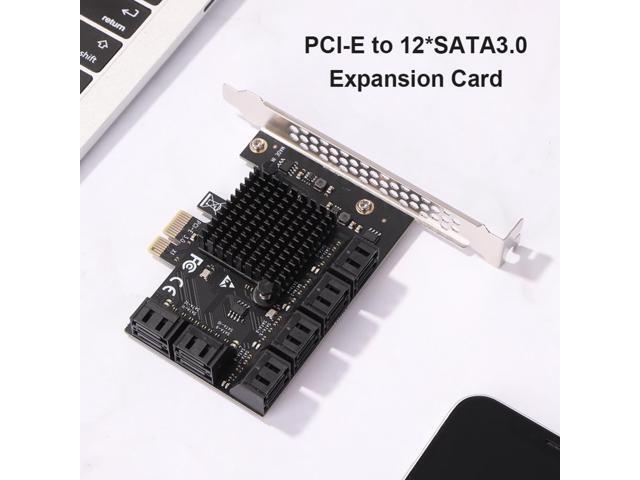 Chi a Mining-adaptador ASM1064 PCIE SATA PCI-E, 12 puertos SATA 6GB a ...