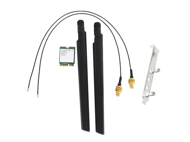 Scheda Wi-Fi 9560NGW + Antenna 1730Mbps Dual Band 2.4G+5G AC Con Bluetooth