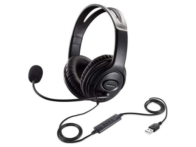 USB Headset with Microphone Audio Controls USB Wired PC Headphone ...