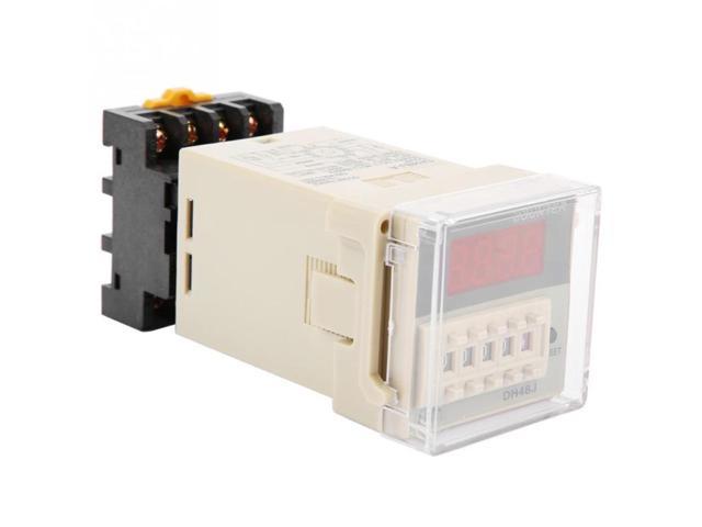 11 DH48J-A Digital Counter Relay Display LCD Screen Counting Relay 0~999900 