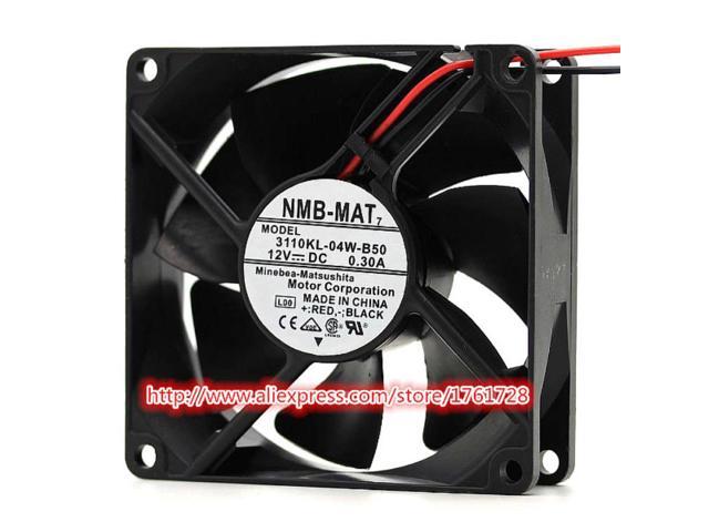 1 PCS 80MM 25MM NMB 3110KL-04W-B79 8025 12V 0.38A ultra-durable double ball fan 