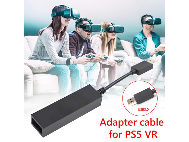 thumbnail interactive-video image 1 of Use Your PSVR On PS5: Mini Camera Adapter / Connector Cable Set 1 of 4