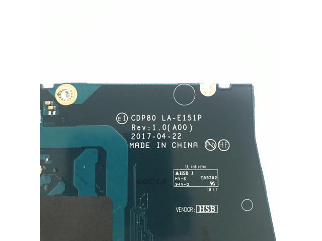 Genuine Dell Latitude 5580 Laptop Motherboard Intel i5-7300H LA-E151P Genuine Dell Latitude 5580 Laptop Motherboard Intel i5-7300H LA-E151P