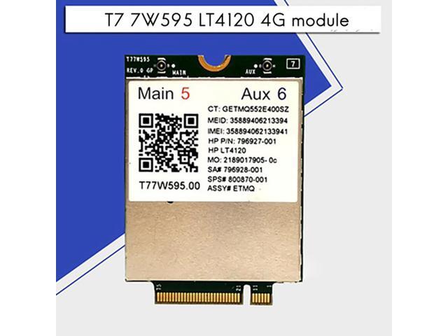 Module 4G LTE T77W595 - Compatible HP EliteBook/ProBook G3/G4 - Débit Jusqu'à 150 Mbps