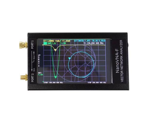 NanoVNA -F VNA Nano Portable Vector Network Analyzer SWR Meter 50k-1 ...