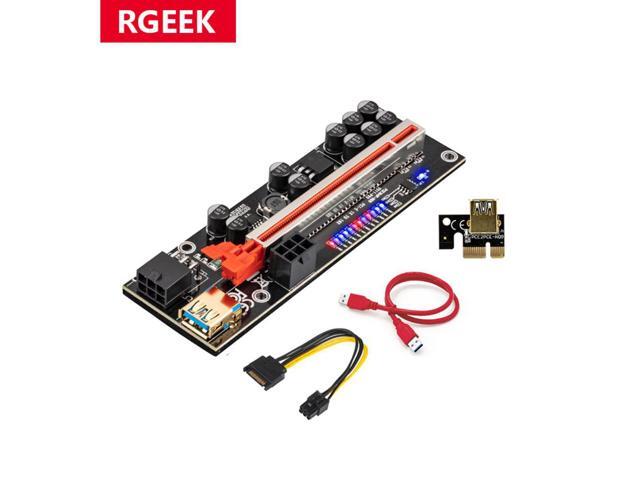 Riser 011 PCIE PCI E Express PCI-E 16x Riser GPU Video Card Riser Dual ...